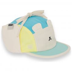 Casquette anti-UV Camper Fun Ourson Bleu (6-12 mois) - KI et LA