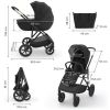 Poussette 2 en 1 Prime 3 Venezlan Black Kinderkraft Produit 9