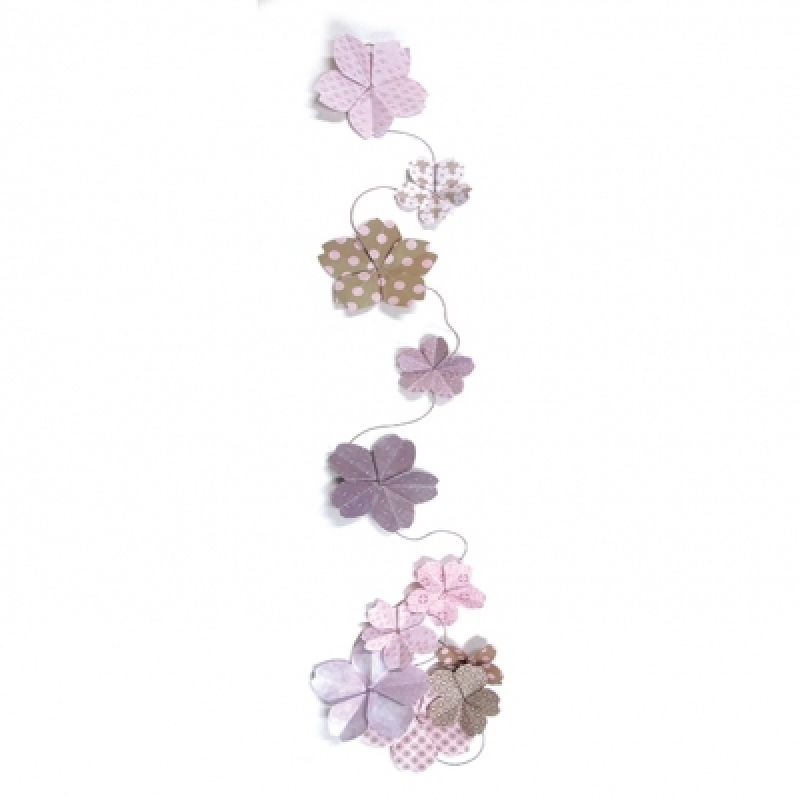 Guirlande papier Blossom flowers by Magali Fournier Lilipinso