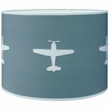 Suspension complète cylindrique Airplane gris bleu (35 cm de diamètre)  par Taftan