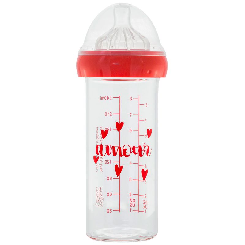 Biberon en verre anti colique Amour (240 ml) Le Biberon Français