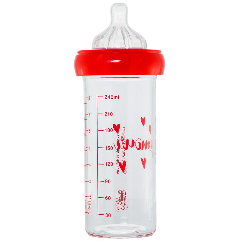 Biberon en verre anti colique Amour (240 ml) Le Biberon Français Produit 4