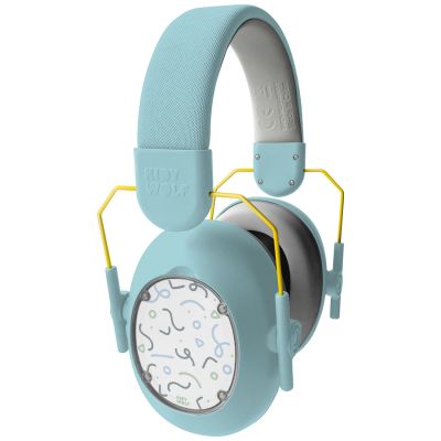Casque anti-bruit à coques interchangeables KIDYNOISE bleu KIDYWOLF