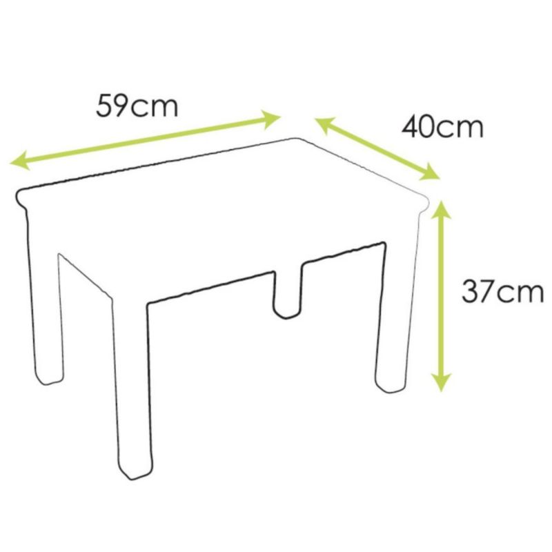 Table d'enfant en bois massif (1-4 ans) - Reconditionné Pioupiou et Merveilles Produit 6