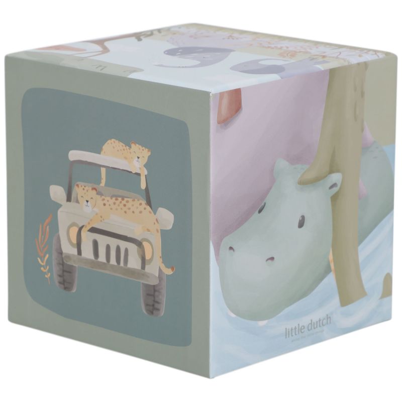 Cubes à empiler en carton Safari Friends Little Dutch Produit 8