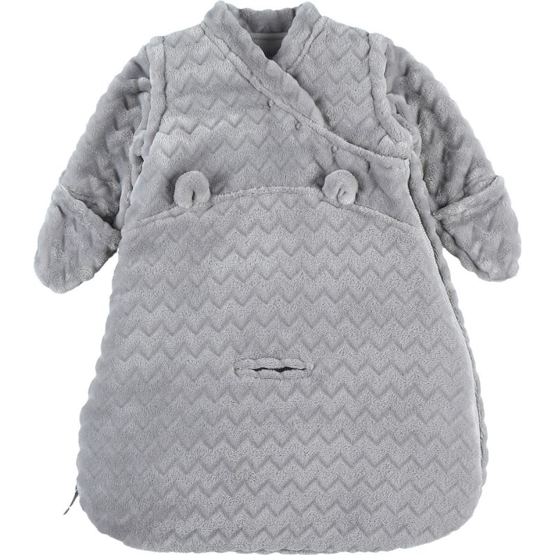 Gigoteuse chaude Groloudoux grise Mix & Match TOG 2.0 (50 cm) Noukie's