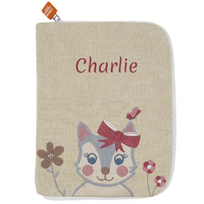 Protège carnet de santé Tchikis 3 Mme Chat (personnalisable) L'oiseau bateau