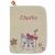 Variation Beige, rose, bleu du produit Protège carnet de santé Tchikis 3 Mme Chat (personnalisable) de la marque L'oiseau bateau