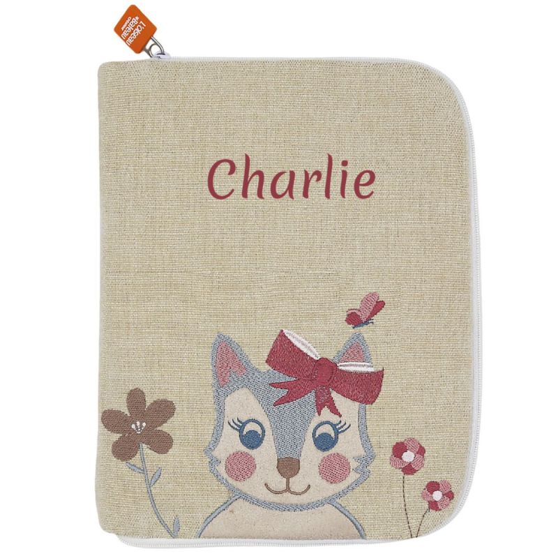 Protège carnet de santé Tchikis 3 Mme Chat (personnalisable) L'oiseau bateau Produit 1
