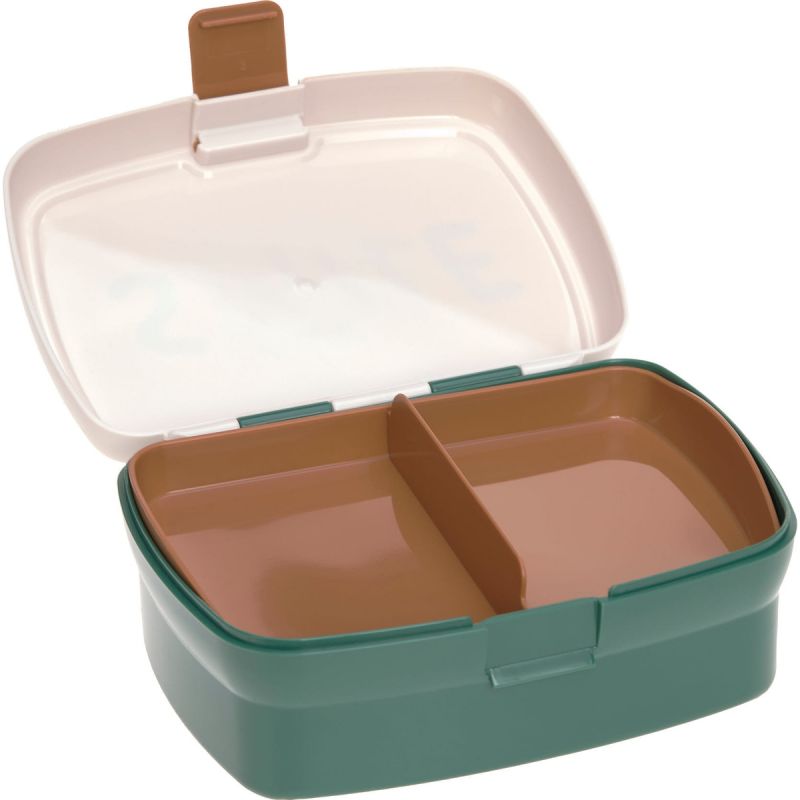 Set lunchbox et gourde Little Gang Ocean green (0,46 L) Lässig Produit ouvert 5