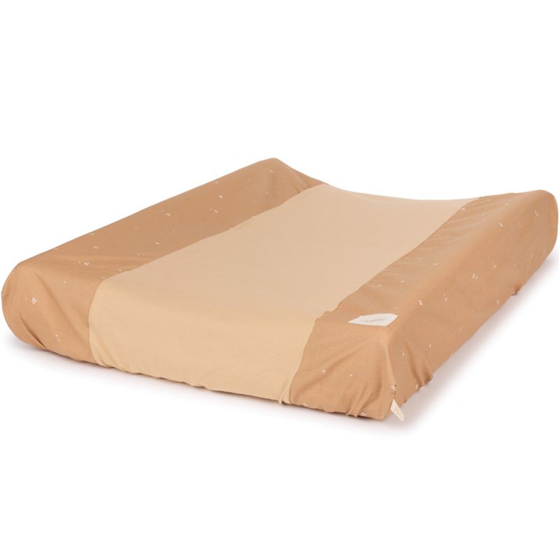 Housse de matelas à langer Calma Blush Little Cherries (50x70 cm) Nobodinoz Produit 1 grande taille