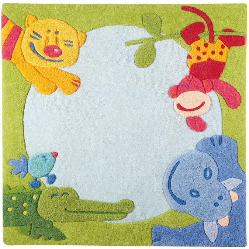 Tapis bébé Jungle (140cm x 140cm) Haba
