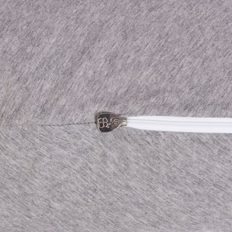 Coussin de grossesse Multirelax 3 en 1 jersey gris chiné lapins Candide Produit 4