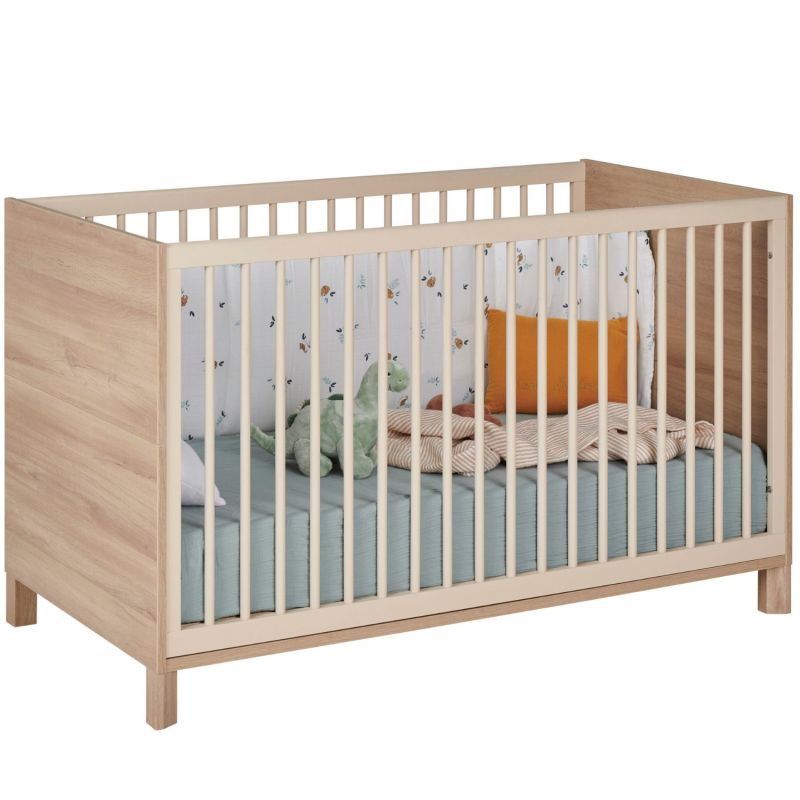 Lit bébé évolutif 70x140 cm avec 2 pans de transformation Calypso Galipette Produit 9