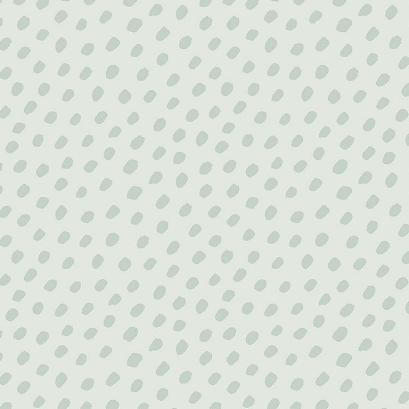 Papier peint motif taches vertes fond vert (10 m) Lilipinso