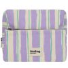 Trousse de toilette XL Alix Rayures Larges Violet Hindbag Produit 1