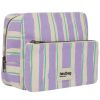 Trousse de toilette XL Alix Rayures Larges Violet Hindbag Produit 4