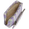 Trousse de toilette XL Alix Rayures Larges Violet Hindbag Produit ouvert 5
