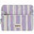 Variation Violet, écru, vert du produit Trousse de toilette XL Alix Rayures Larges Violet de la marque Hindbag