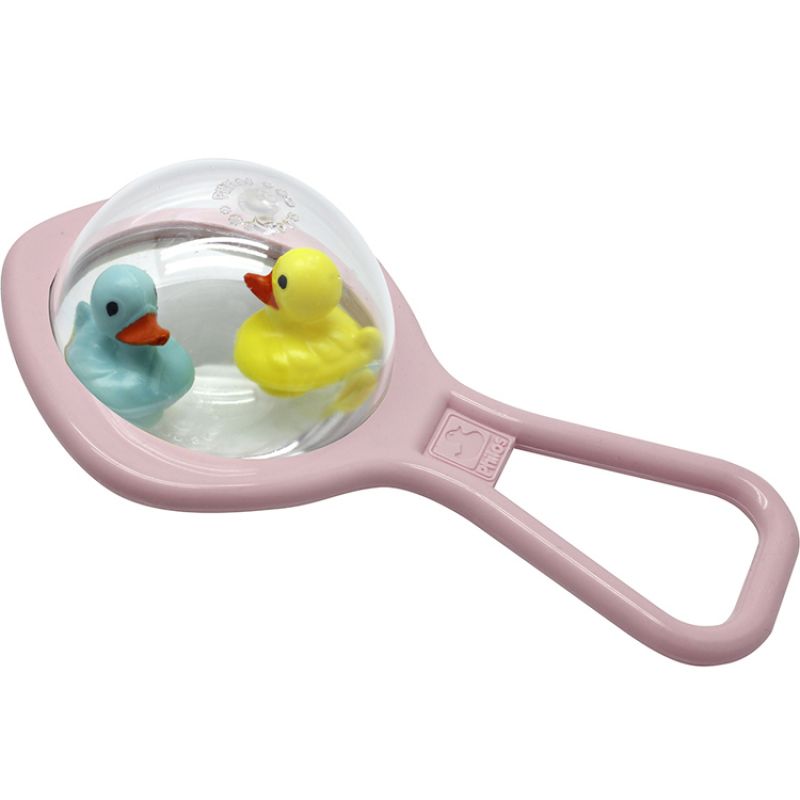 Hochet d'activités Bass & Bass Canards rose Trousselier