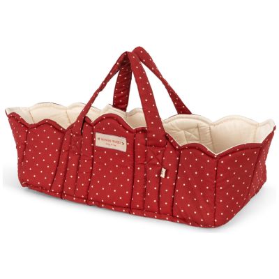 Couffin pour poupée Fraise à pois Konges Sløjd