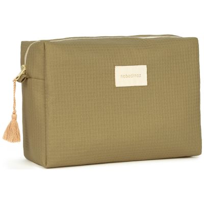 Trousse de toilette Diva Opera Olive Green  par Nobodinoz