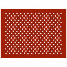 Tapis enfant Acrylique petites étoiles rouge (120 x 160 cm)  par Lorena Canals