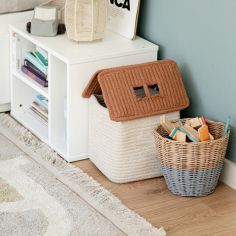 Panier de rangement maison toffee (22 x 22 x 34 cm)