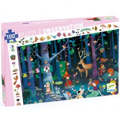 Puzzle d'observation La forêt enchantée (100 pièces)
