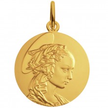 Médaille Madone Filippo Lippi 16 mm (or jaune 750°)  par Monnaie de Paris