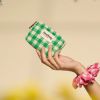 Porte-monnaie Lili Vichy Vert Hindbag Ambiance 2