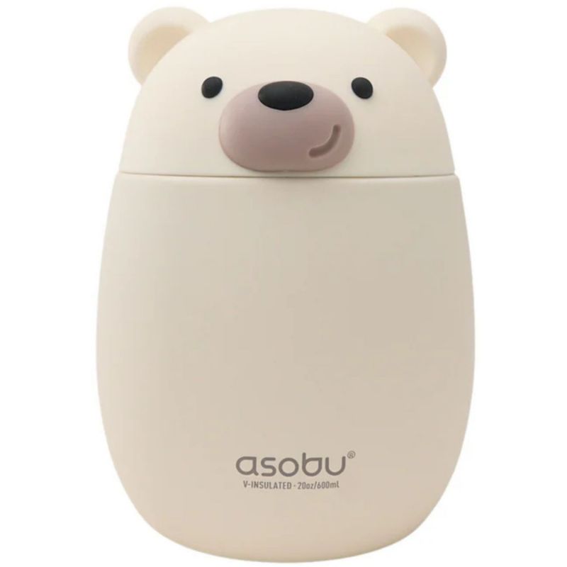Boîte repas isotherme Bestie Ours Blanc (600 ml) Asobu Produit 1