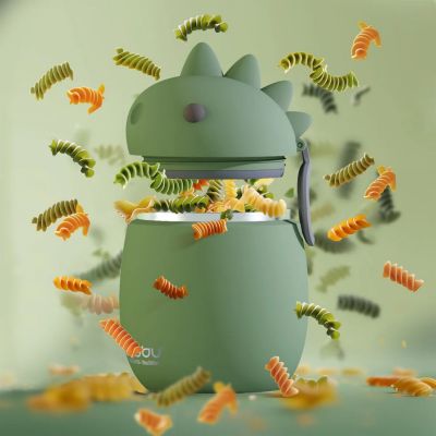 Boîte repas isotherme Bestie Foodie Dinosaure (600 ml)