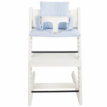 Assise Blue Stripe pour chaise haute Stokke Tripp Trapp  par Les Rêves d'Anaïs