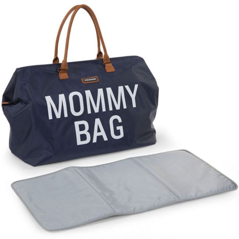 Sac à langer à anses Mommy bag bleu marine Childhome