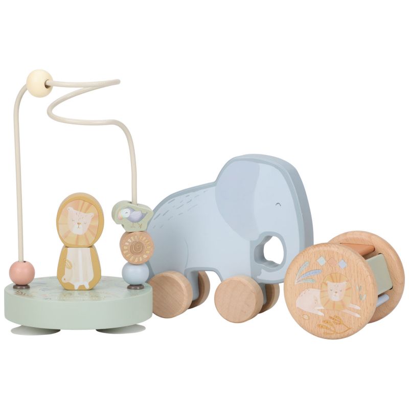 Coffret 3 jeux d'éveil en bois Safari Friends Little Dutch Produit 3