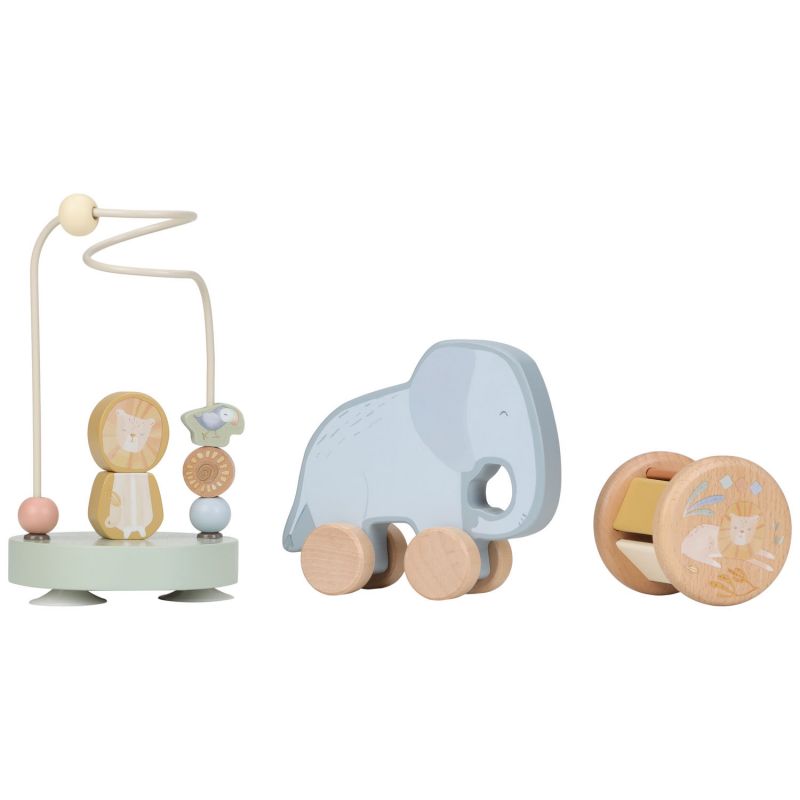 Coffret 3 jeux d'éveil en bois Safari Friends Little Dutch Produit 4