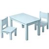 Lot de 2 chaises en bois bleu gris (1-4 ans)  par Pioupiou et Merveilles
