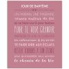 Tableau religieux Jolie cérémonie fond rose blush (33 x 41 cm) - Mes Mots Déco