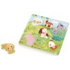 Puzzle tactile en bois Ferme (5 pièces) Janod Produit 3