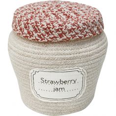 Panier pot de confiture de fraise - Lorena Canals