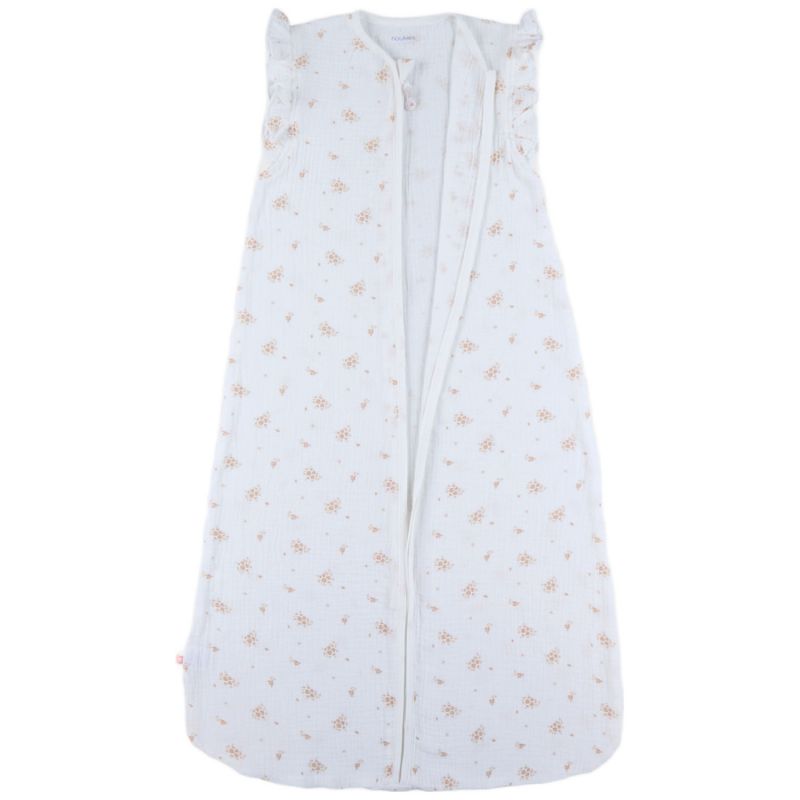 Gigoteuse légère en mousseline bio Fleurs d'Antan (100 cm) Noukie's Produit 4