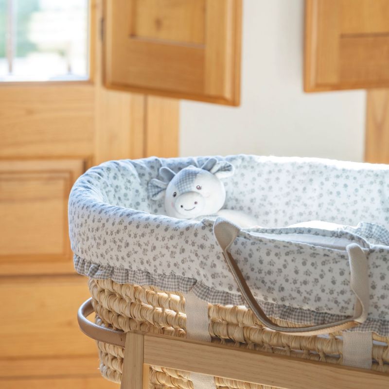 Habillage couffin Moïse Little Bloom Fleurs Gris TOG 2,5 Pasito a pasito Ambiance 9