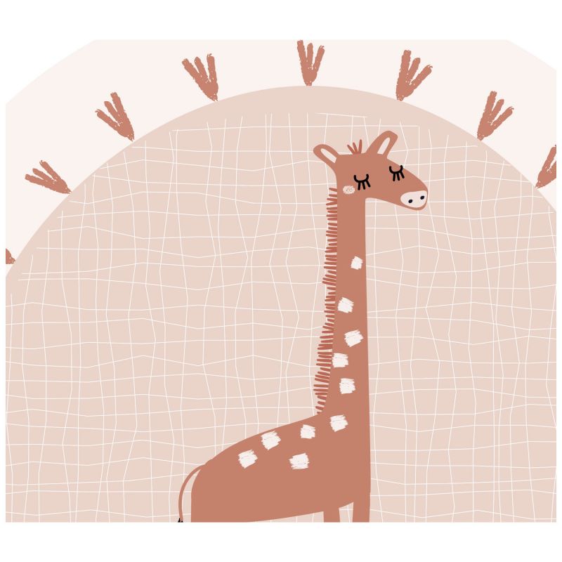 Tapis de protection rond Girafe Charlie et Suzie Produit 2