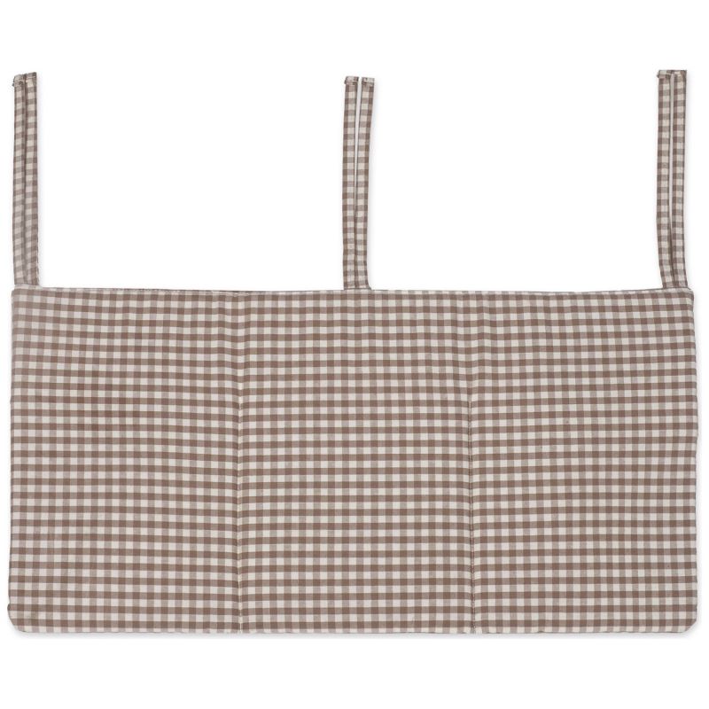 Organisateur de lit Praliné Vichy Rayures Moka Walking Mum Produit 4