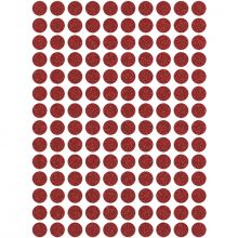 Stickers ronds glitter rouge (18 x 24 cm)  par Lilipinso