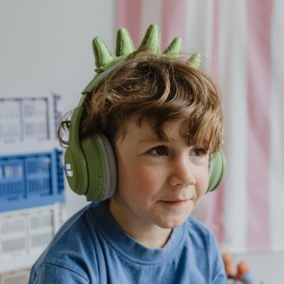 Casque Audio Bluetooth KIDYEARS Dino oreilles aimantées