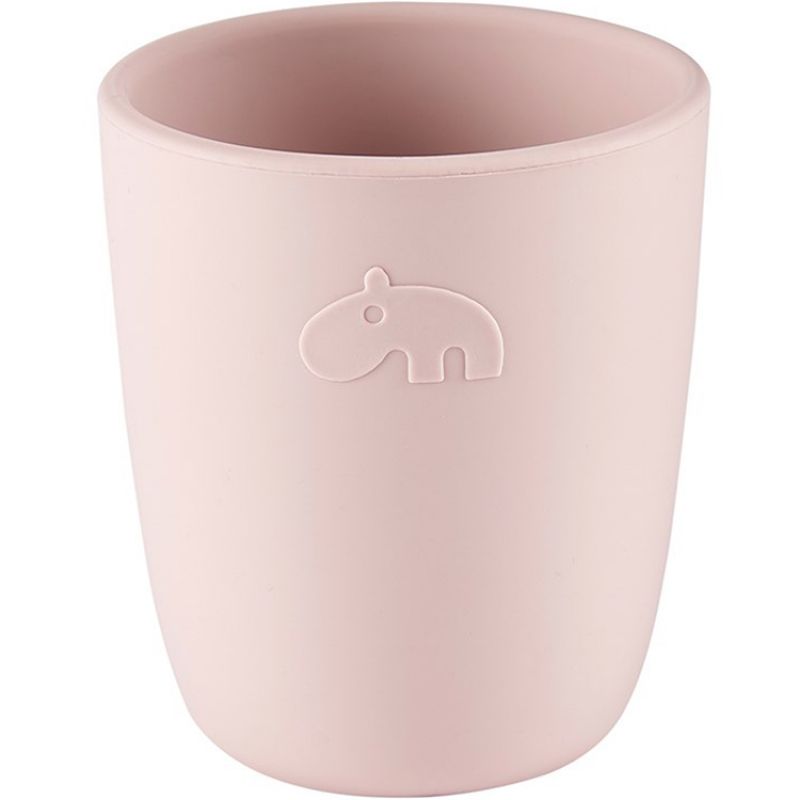 Gobelet en silicone Ozzo hippopotame rose (160 ml) Done by Deer