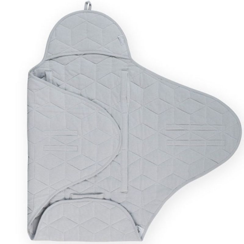 Couverture nomade Graphic quilt gris (0-24 mois) Jollein