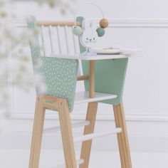 Chaise haute en bois Zen pour poupée